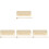 4Sets Safe Assorted Color Kids Orff Percussion Wooden Rhythm Kit 3