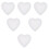 6Pcs Durable White Canvas Frames for Oil Acrylic Painting Use 8
