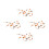 4St Modieuze Kralen Tasketting Multi-Functionele Schouderriem 5