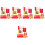 5Sets Assorted Color Traffic Sign Teaching Props Plastic Kids Toy Set 6
