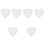 6Pcs Durable White Canvas Frames for Oil Acrylic Painting Use 6
