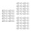 30Pcs Easy Install White Bolt Protective Caps for Playground Hardware 4