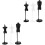 6Pcs ABS Doll Clothes Display Stand Mini Mannequin Model Rack Assorted 5