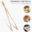 2Pcs Artistic Bamboo Yangqin Mallets Hammer Sticks for Percussion Use 8