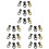27 Pcs Buckle Pure Copper To Rotate 2