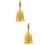 2Pcs Metal Hand Bell For Bar Restaurant Desktop Use 7