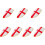 7Pcs Durable Plastic Toy Shields for Kids Multi Color Small Shields 4