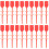 400Pcs Red Fire Extinguisher Safety Lock Tamper Seals Plastic Tags 7