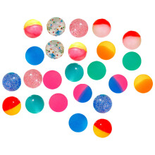 24St Kleurige Plastic Bouncy Balls Voor Kinderfeestje En Speelplezier