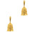 2Pcs Metal Hand Bell For Bar Restaurant Desktop Use 3