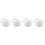 36Pcs Practical Silver Metal Targets with Hanging Design for Training 6