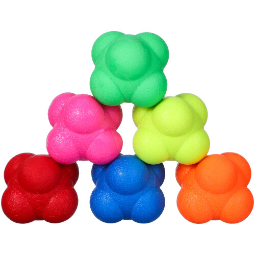 18St Reflexbal Voor Training Assorti Kleuren Workoutbal En Reactiebal