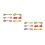 12Pcs Artificial Leaf Hemp Rope Assorted Color DIY Decor Craft Garland 7