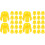 200Pcs Small Yellow Mixing for Lab Use 4