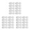 30Pcs Easy Install White Bolt Protective Caps for Playground Hardware 9
