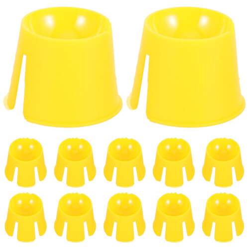 200Pcs Small Yellow Mixing for Lab Use