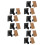 20Pcs DIY Black Photo Frame Backing Board for Home and Tabletop Use 7