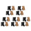 20Pcs DIY Black Photo Frame Backing Board for Home and Tabletop Use 10