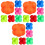 18St Reflexbal Voor Training Assorti Kleuren Workoutbal En Reactiebal 3