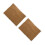2Pcs Foldable Khaki Badge Patch Panel for Wall Hanging and Storage 3