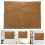 2Pcs Foldable Khaki Badge Patch Panel for Wall Hanging and Storage 10