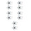 10Pcs White Plastic Nail Art Training Stand Convenient Practice Holder 4