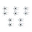 10Pcs White Plastic Nail Art Training Stand Convenient Practice Holder 6