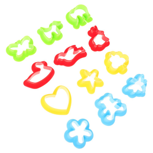 2 Count Colored Clay Molds Child Children'S Embossing Earring 1