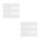 24St Wit PVC Tekentablet Voor 3D Printer Pen Kindvriendelijk Tekentool 4