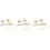 3Ensembles Ensemble Clips Cravate Boutons Manchette Dorés Pour 5