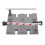 3Pcs Light Grey Toy Train Track Props Durable Plastic Railway Barrier 1