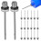 100Pcs Multi-Function Silver Pump Needles for Sports Balls Home Use 1