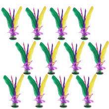 24Pcs Lightweight Kick Shuttlecocks Rubber Foot for Sport Use