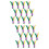 24Pcs Lightweight Kick Shuttlecocks Rubber Foot for Sport Use 7
