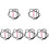 18St Roze Teether Siliconen Ketting Kauwen En Sensorisch 5
