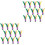 24Pcs Lightweight Kick Shuttlecocks Rubber Foot for Sport Use 3