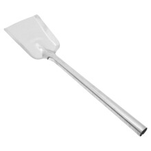 2Pcs Silver Iron Fireplace for Home - Heat Resistant Ash Scoop