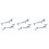 6Pcs Silver Chopstick Holder Spoon Rest for Dining Table Use 4