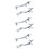 6Pcs Silver Chopstick Holder Spoon Rest for Dining Table Use 8