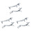 6Pcs Silver Chopstick Holder Spoon Rest for Dining Table Use 2