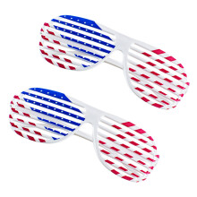 6 Pairs Rekwisieten Amerikaanse Gordijn Zonnebrillen
