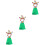 3St Hula Cosplay Set Met Armband En Ketting 5