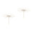 2Pcs Bamboo Paper Umbrella Frames Ivory DIY Replacement for Home Decor 10