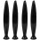 4Pcs Black Plastic Nail Oil Storage Holder for Decor 4
