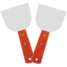 4Pcs Anti-Scald Wood Handle Steak Stainless Steel Multi-Color