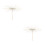 2Pcs Bamboo Paper Umbrella Frames Ivory DIY Replacement for Home Decor 5