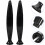 4Pcs Black Plastic Nail Oil Storage Holder for Decor 11