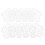 50Pcs White Plastic Canvas Sheets for DIY Crafts Embroidery Crochet 2