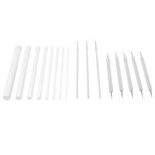 2Sets Dubbelzijdige Mandala Dotting Pens Kunstenaars Acryl Stokken Wit