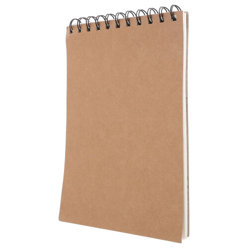2Pièces De Croquis Portables Kraft Spirale